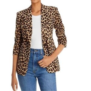Frame • Classic Cheetah Velvet Blazer NWOT